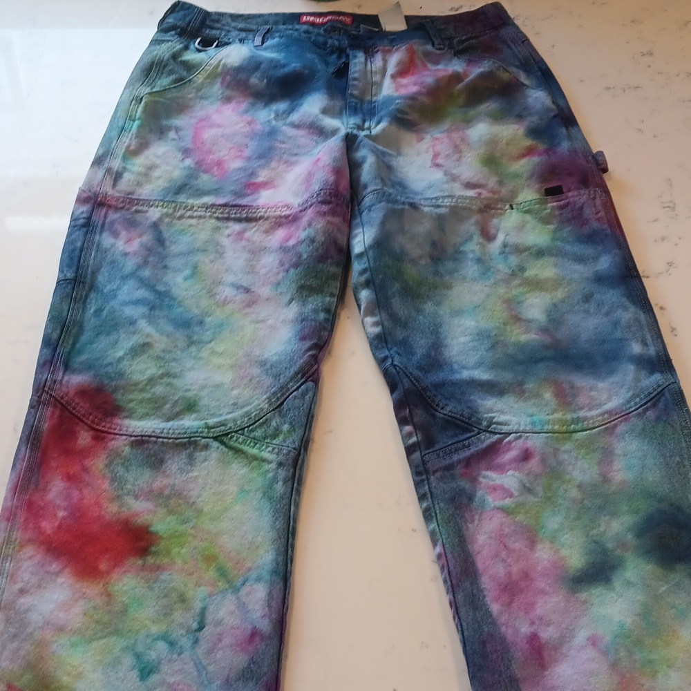 Vintage Unionbay carpenter jeans tie dye - Picture 1 of 8
